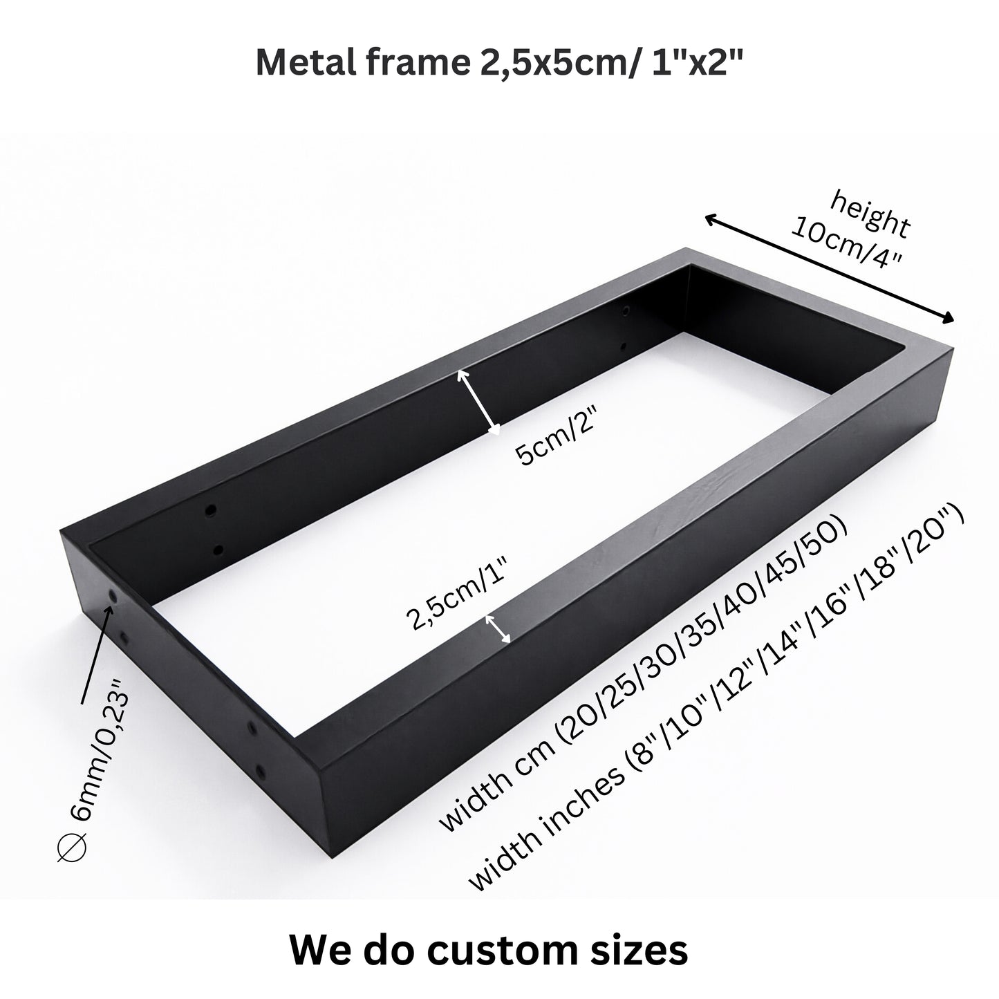 4”/10cm Heavy-Duty Metal Washbasin Bracket | Sink Support & Floating Shelf Brackets | Wall-Mounted Vanity Brackets for Bathrooms, Kitchens & DIY Projects