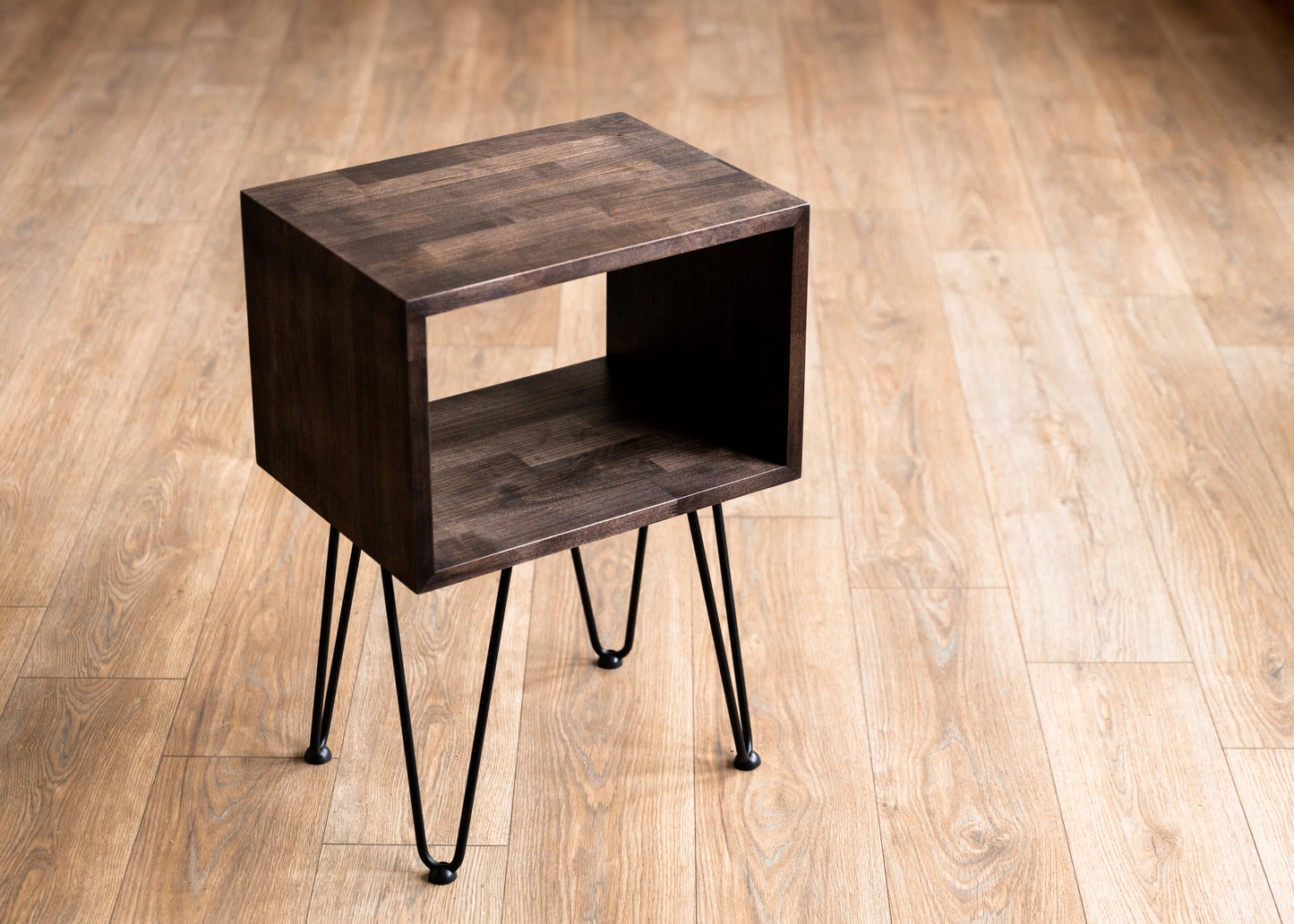 Modern Bedside Table, Nightstand Bedroom With Hairpin Legs