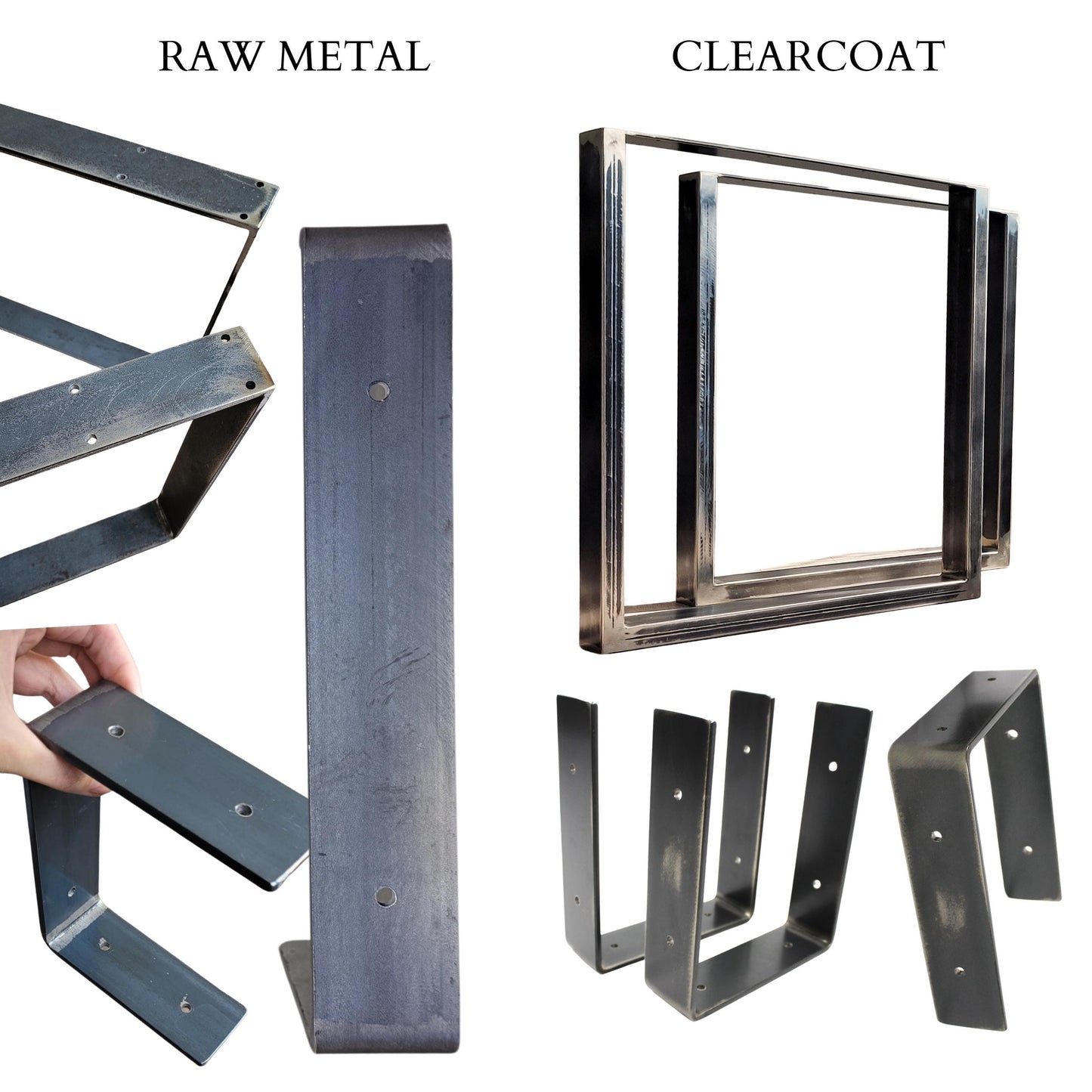 Double Shelf Bracket Washbasin, Vanity Support, Wall Mounted Sink Brackets, Custom Size