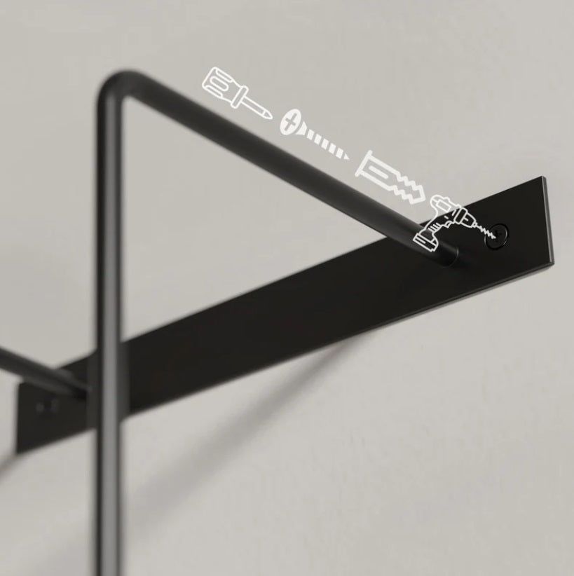 Towel Rack, Towel Holder Home Decor, Wall Mounted Bathroom Holder - FREYO