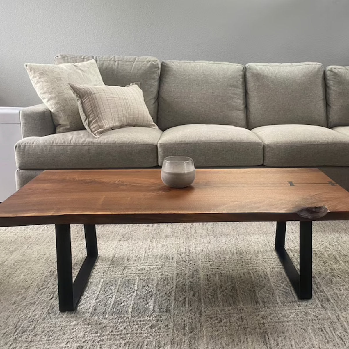 2x Metal Table Furniture Legs, Wood Bench Coffee, Dining Table Base - FREYO