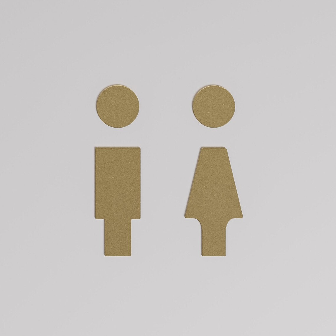 WC Toilet Sign WC Sign Bathroom Restroom Door Metal Sign - FREYO