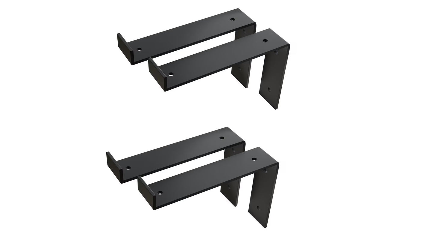 Heavy Duty Shelf Bracket Metal Shelf Supports 4pcs solid brass bracket Shiny brackets shaker brackets furniture - FREYO