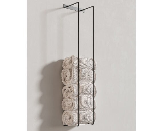 Towel Rack, Towel Holder Home Decor, Wall Mounted Bathroom Holder - FREYO