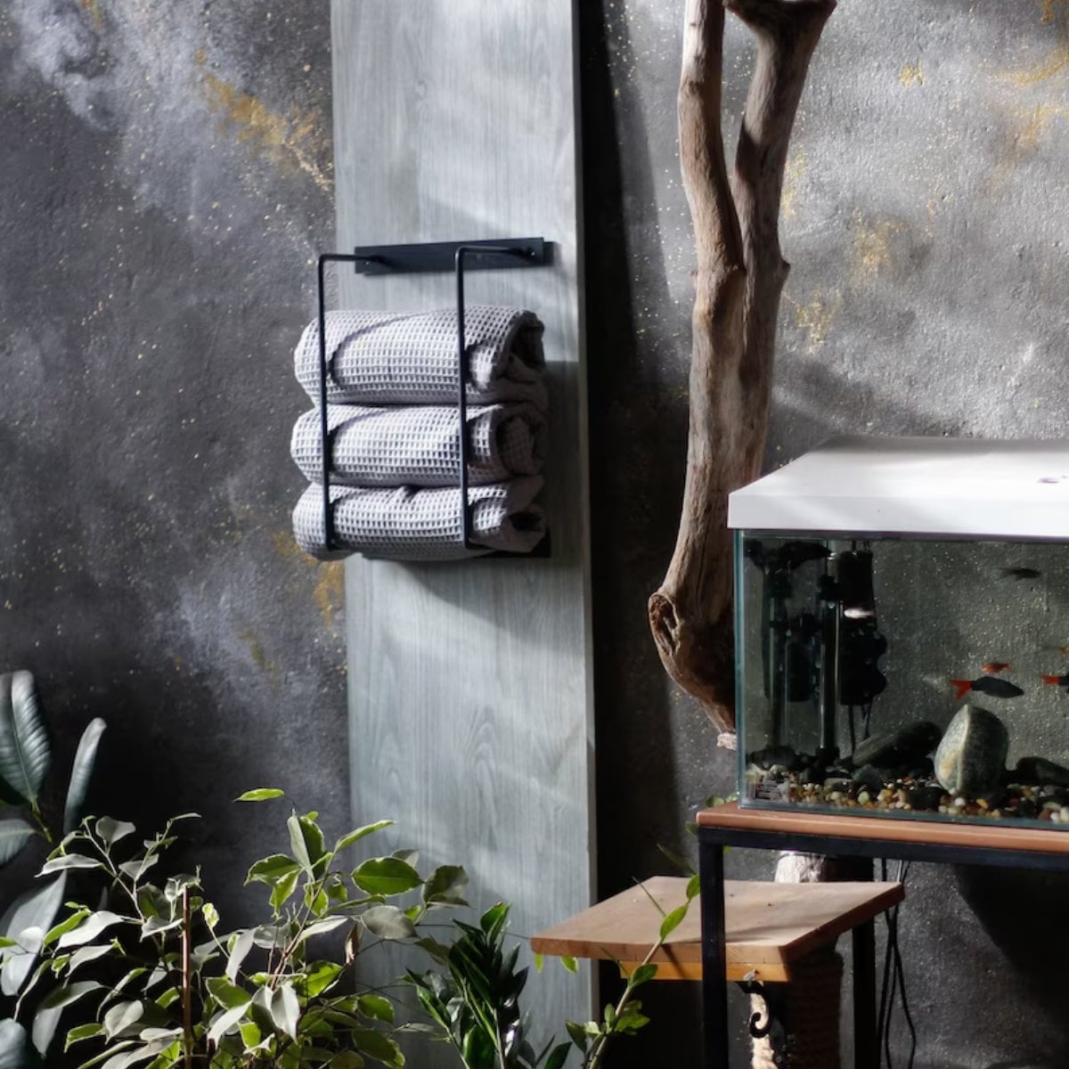 Bathroom Accessories Towel Rack Towel Holder Bathroom Storage - FREYO