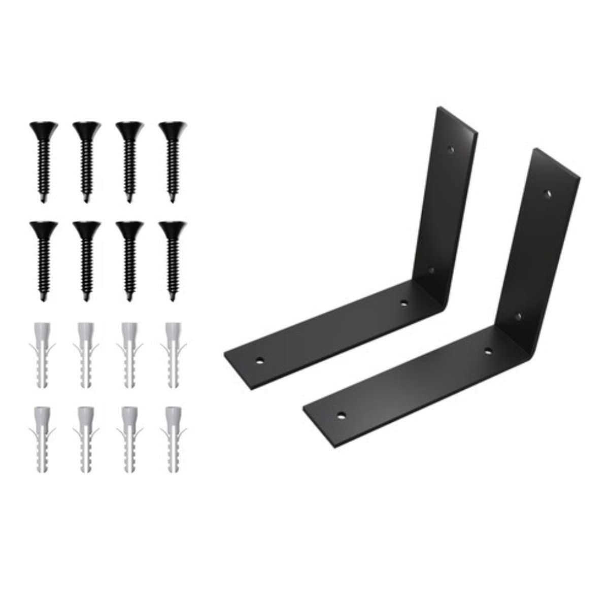 Gold Shelf Brackets Metal Iron Shelf Brackets Shelving Brackets - FREYO