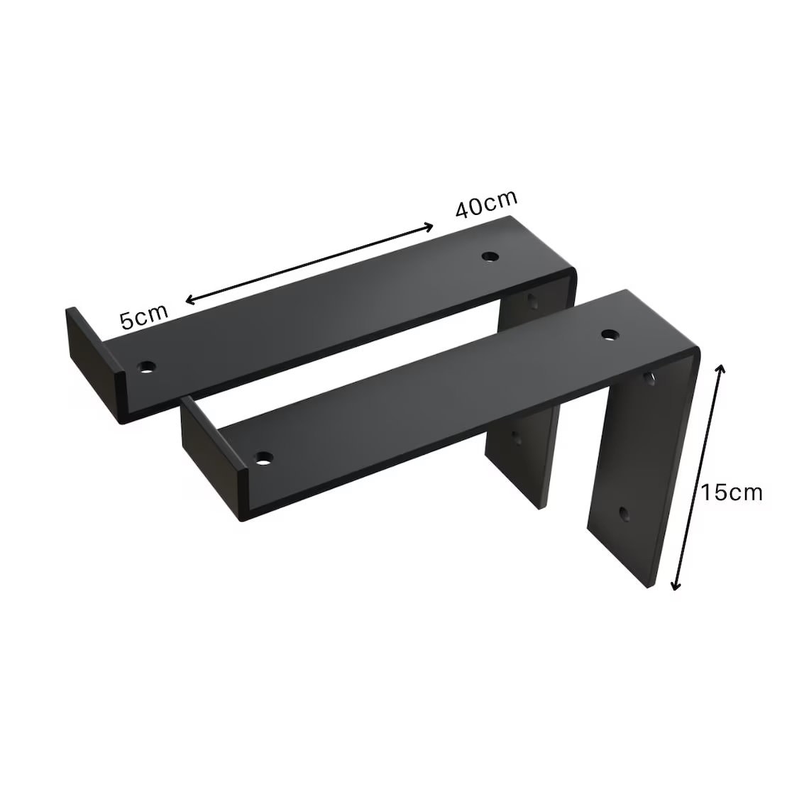 Heavy Duty Shelf Bracket Metal Shelf Supports 2pcs - FREYO