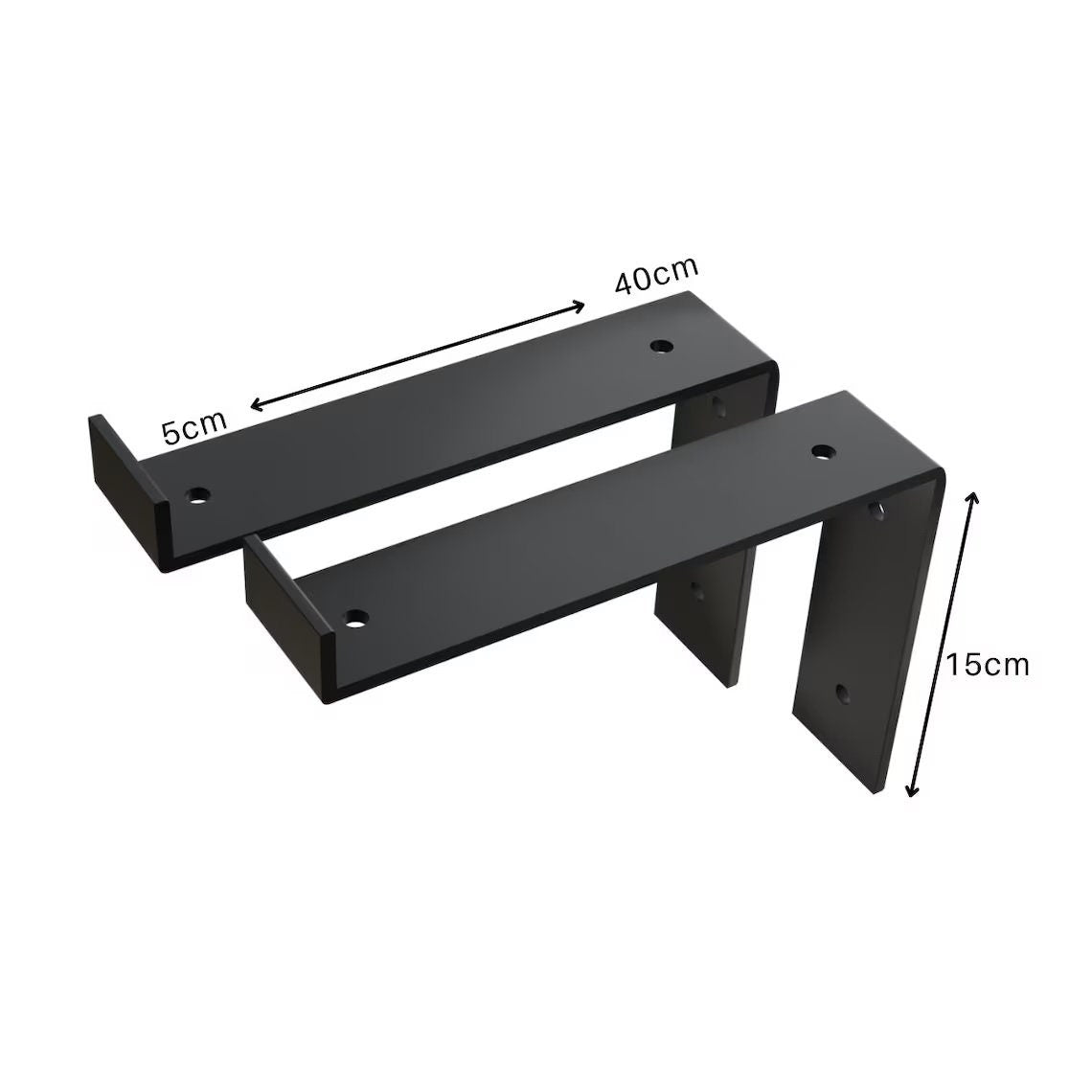 Heavy Duty Shelf Bracket Metal Shelf Supports 4pcs solid brass bracket Shiny brackets shaker brackets furniture - FREYO
