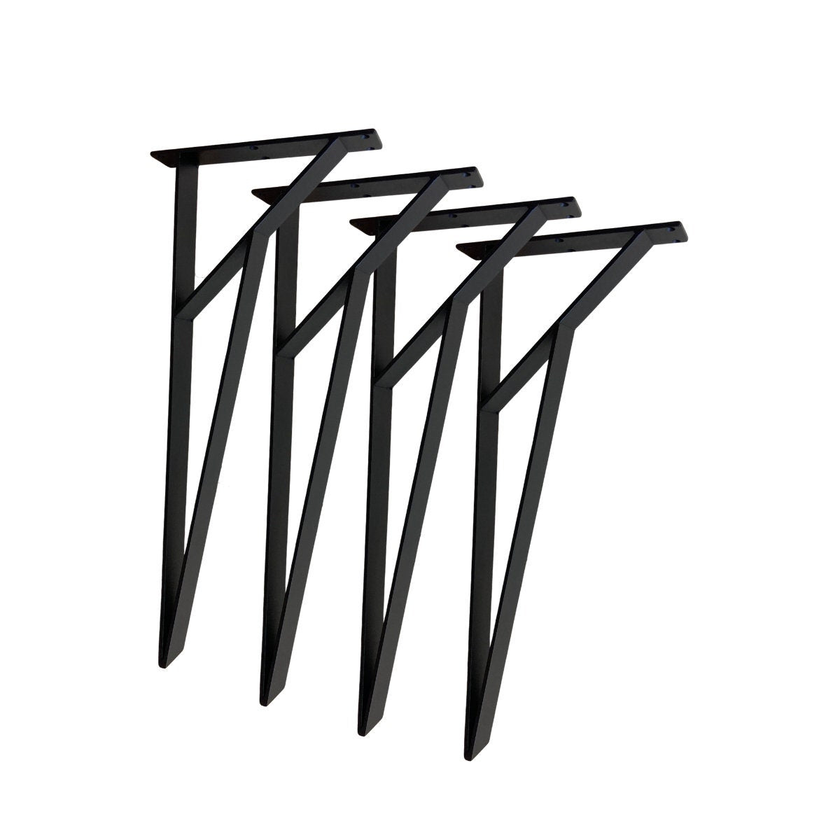 Metal Table Legs, Modern Minimalist Sturdy Desk Legs Dining Room Iron Legs Set Of 4 - FREYO