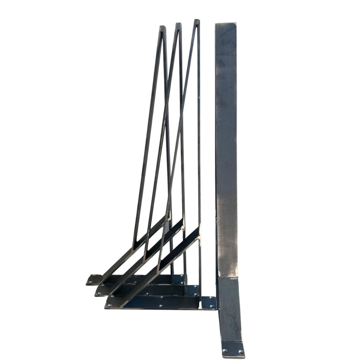 Industrial Style Table Legs Set Of 4 Sturdy Raw Metal Legs For Desk - FREYO