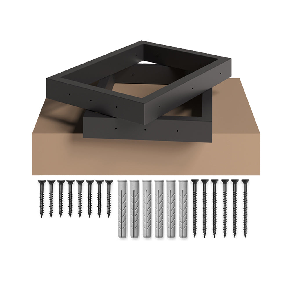 Handmade Double Washbasin Bracket: Industrial Metal Sink Support