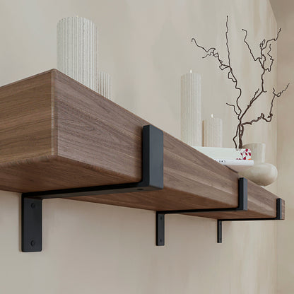 Industrial Fireplace Mantel Corbel – Heavy Duty Farmhouse Shelf Support