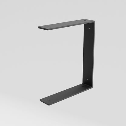 Double Shelf Brackets: Wall Mounted Steel | 25cm/10'' Middle