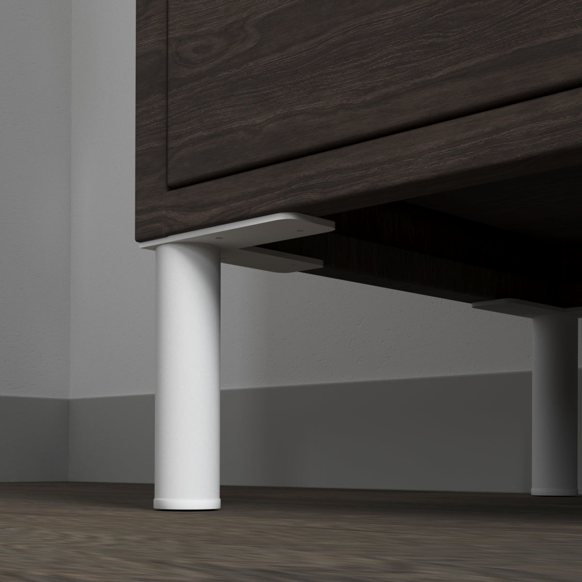 Round furniture legs, cabinet feet for sofa, bed, couch, sideboard plinth feet, metal legs