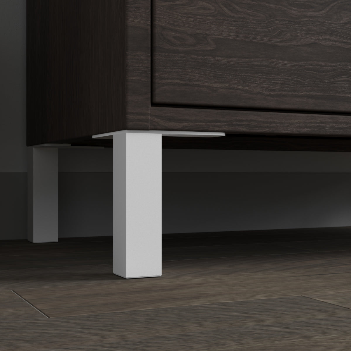 Rectangular furniture legs, cabinet feet for sofa, bed, couch, sideboard plinth feet, metal legs