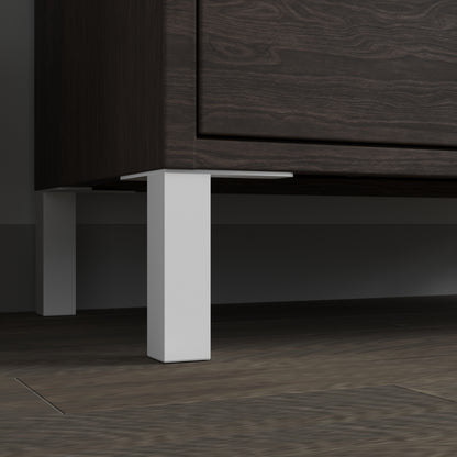 Rectangular furniture legs, cabinet feet for sofa, bed, couch, sideboard plinth feet, metal legs