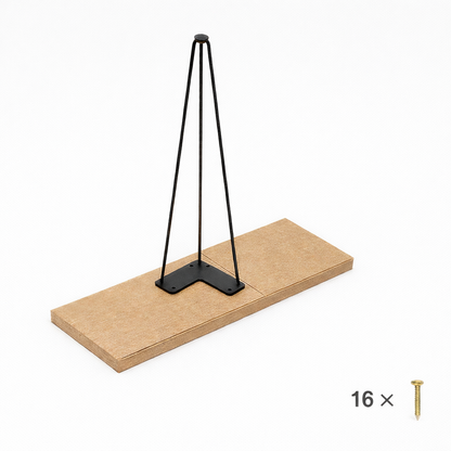 Steel Hairpin Legs 76cm (30”) – Bathroom Vanity & Sink Countertop, Heavy Duty Metal Table Legs