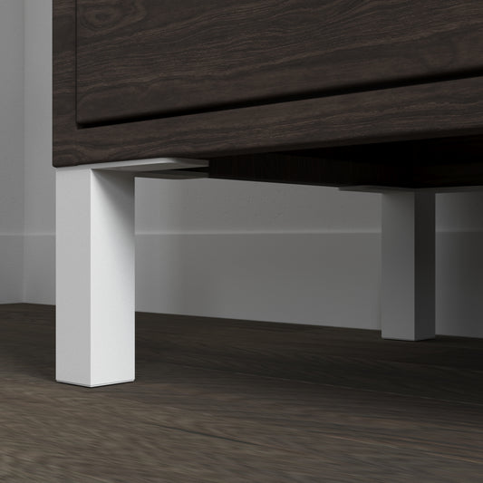 Rectangular furniture legs, cabinet feet for sofa, bed, couch, sideboard plinth feet, metal legs