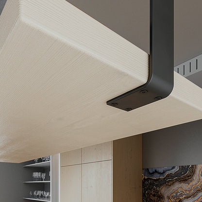 Metal Ceiling Mounted Hanging Shelf: Industrial Floating Shelf Rack, 9 Colors (SOLD INDIVIDUALLY)