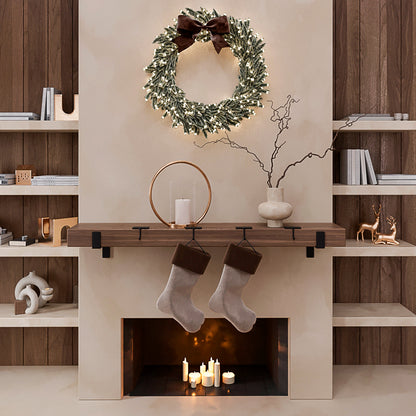 Mantel Hanger Set for Holiday Displays, Stockings Holder
