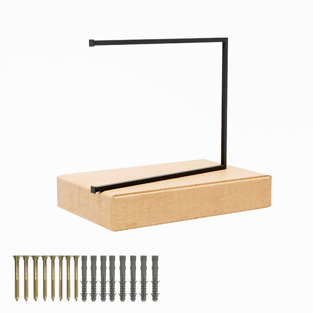 Ceiling Metal Clothes Rail – Minimalist Steel Hanging Wardrobe Rack