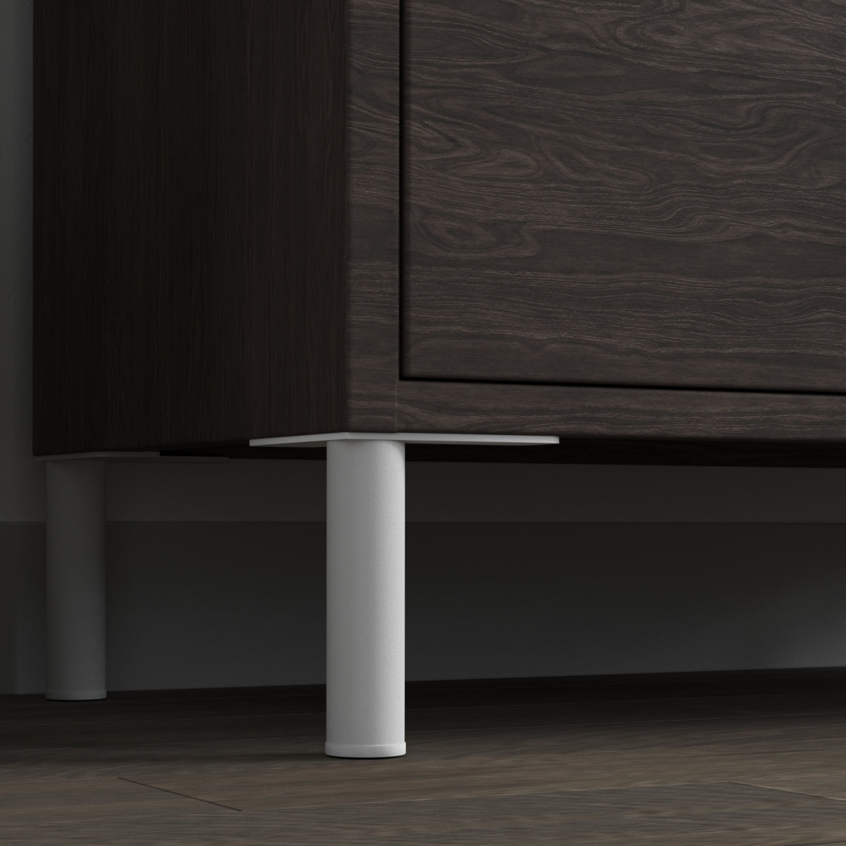 Round furniture legs, cabinet feet for sofa, bed, couch, sideboard plinth feet, metal legs