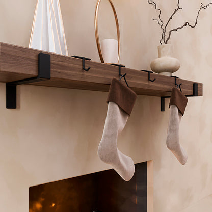Mantel Hanger Set for Holiday Displays, Stockings Holder