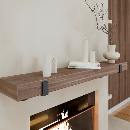 Industrial Fireplace Mantel Corbel – Heavy Duty Farmhouse Shelf Support