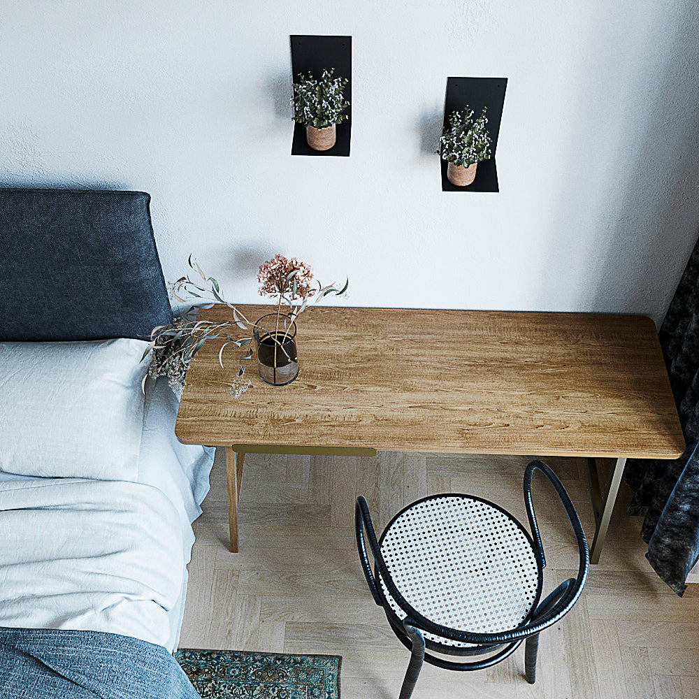 Handmade Metal Wall Shelf: Rustic Farmhouse Decor & Storage