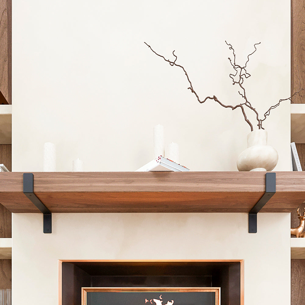 Industrial Fireplace Mantel Corbel – Heavy Duty Farmhouse Shelf Support