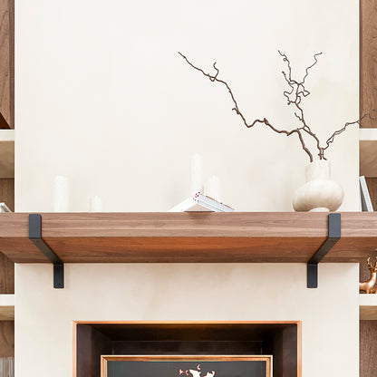 Industrial Fireplace Mantel Corbel – Heavy Duty Farmhouse Shelf Support