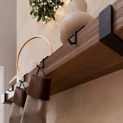 Mantel Hanger Set for Holiday Displays, Stockings Holder