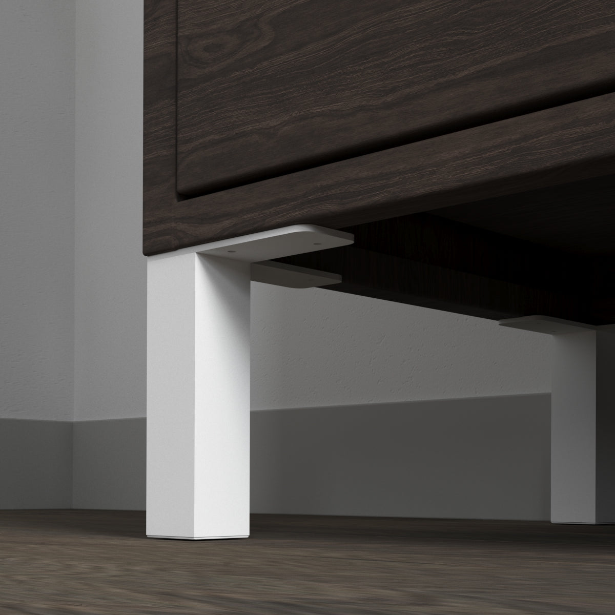 Rectangular furniture legs, cabinet feet for sofa, bed, couch, sideboard plinth feet, metal legs