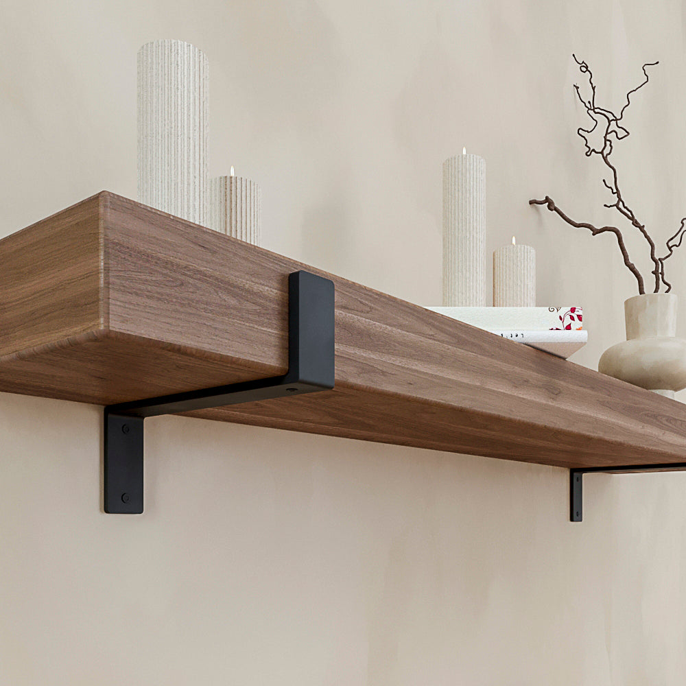 Industrial Fireplace Mantel Corbel – Heavy Duty Farmhouse Shelf Support