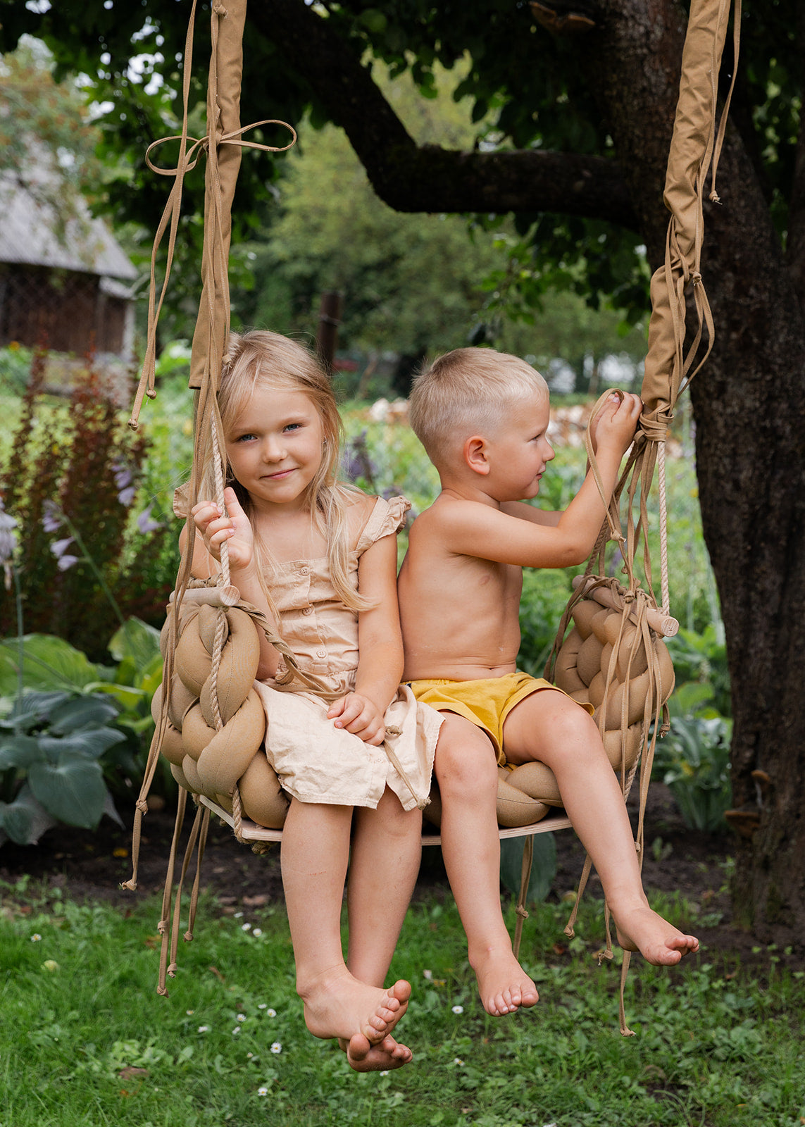 Braided Indoor Swing Adult, Toddler, Baby Luxury Swing Seat Wedding Decorations ,wooden swing,  outdoor swing, cotton swing