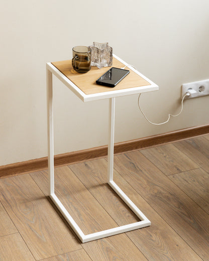 Side Table, End Table, Bedside Table, C Table, Laptop Phone Stand, Sofa Table, Nightstand