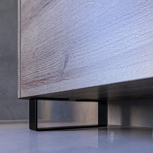 4''/10cm High Metal Furniture Legs Industrial Bench Frame, Console Table Feet, Sideboard Legs Heavy Duty Set of 2 Modern DIY Table Supports
