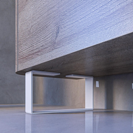 6''/15cm High Metal Furniture Legs Industrial Bench Frame, Console Table Feet, Sideboard Legs Heavy Duty Set of 2 Modern DIY Table Supports