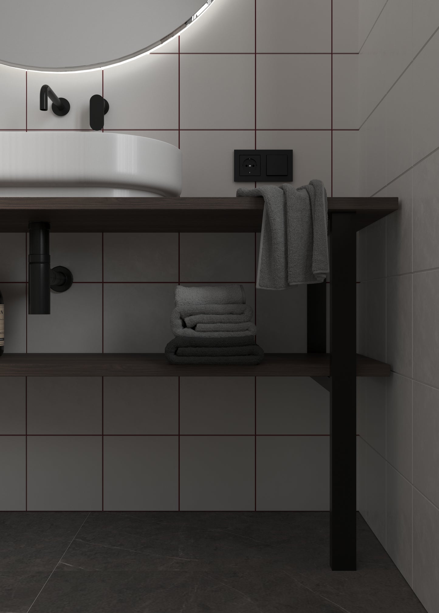 Metal Vanity Legs 76cm / 30'' | Bathroom Cabinet Support