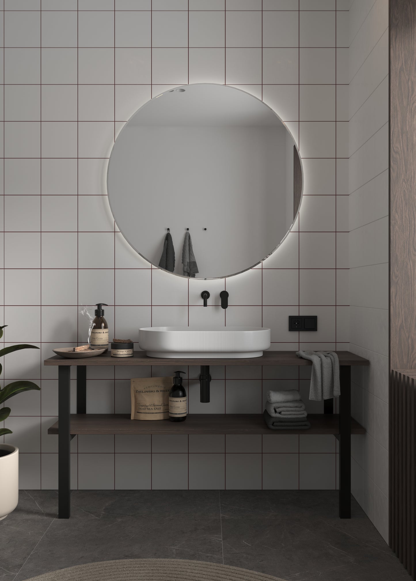 Metal Vanity Legs 76cm / 30'' | Bathroom Cabinet Support