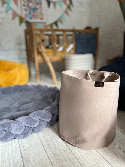 Laundry Basket With Handles, laundry hamper, felt toy storage