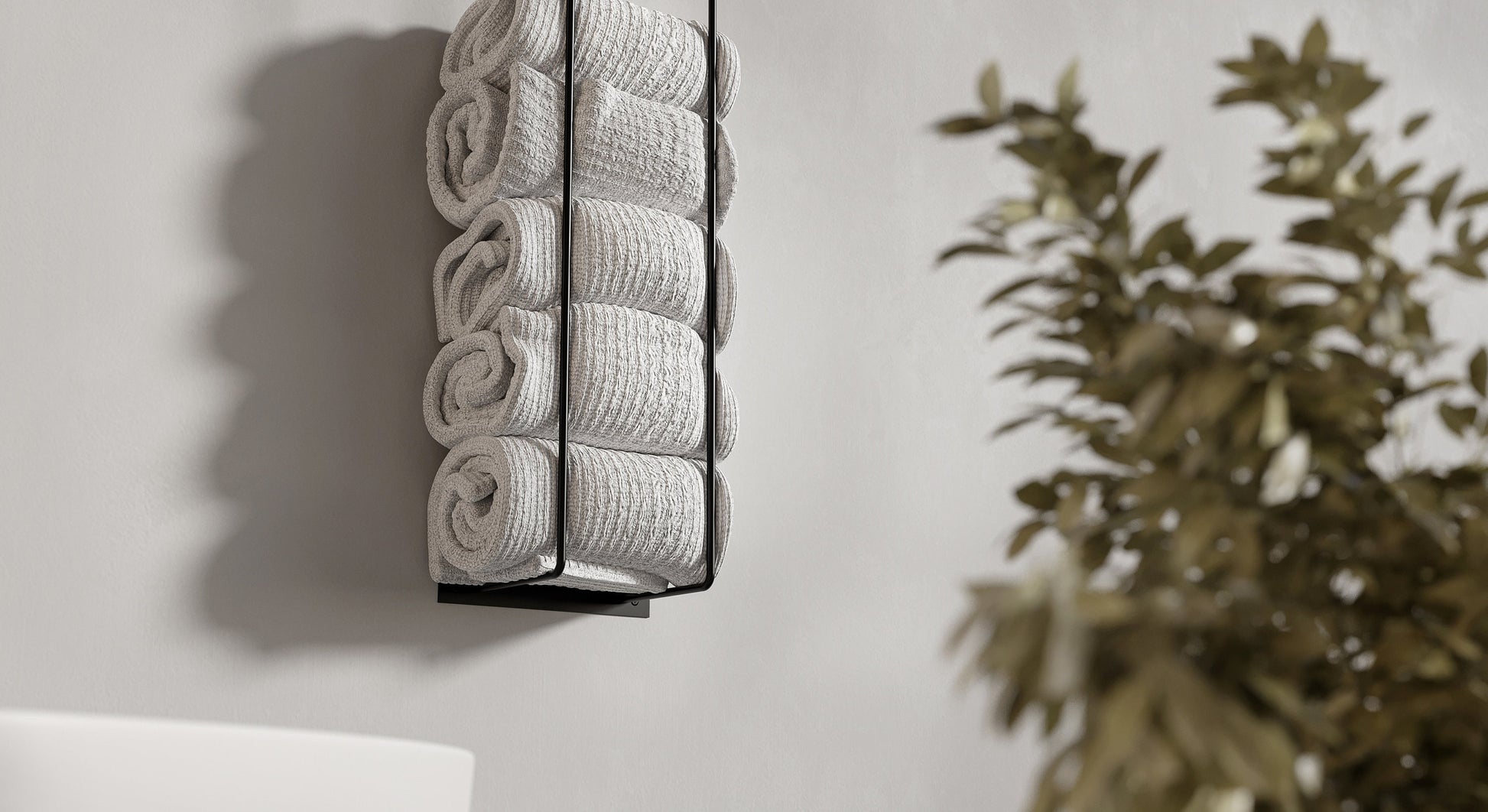 Towel Storage Bathroom Accessories Metal Towel Holder Modern Bathroom Towel Rack gold color - FREYO