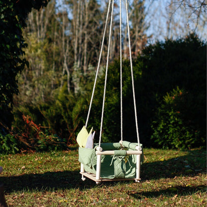 Hanging Chair Baby Swing Wooden Swing Indoor Outdoor Swing Chair