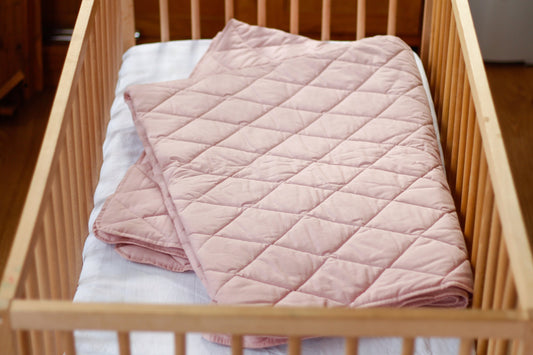 Baby Organic Quilted Muslin Warm Blanket baby Receiving Blanket new born blanket
