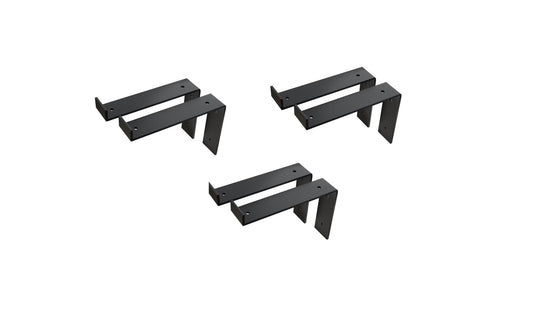 Heavy Duty Shelf Bracket Metal Shelf Supports 6pcs